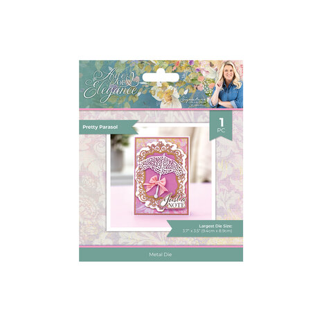 Crafter's Companion Age of Elegance Metal Die Pretty Parasol (SS-AOE-MD-PRPA) (DISCONTINUED)