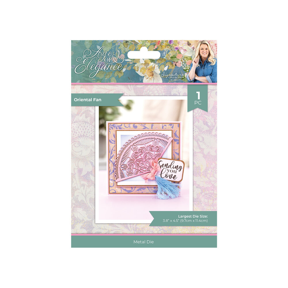Crafter's Companion Age of Elegance Metal Die Oriental Fan (SS-AOE-MD-ORFN) (DISCONTINUED)
