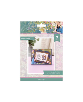 Crafter's Companion Age of Elegance Metal Die Lost in a Book (SS-AOE-MD-LIAB)