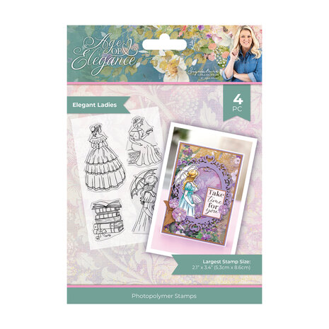 Crafter's Companion Age of Elegance Clear Stamps Elegant Ladies (SS-AOE-STP-ELLA) (DISCONTINUED) Crafter's Companion Age of Elegance Clear Stamps Elegant Ladies (SS-AOE-STP-ELLA) (DISCONTINUED)