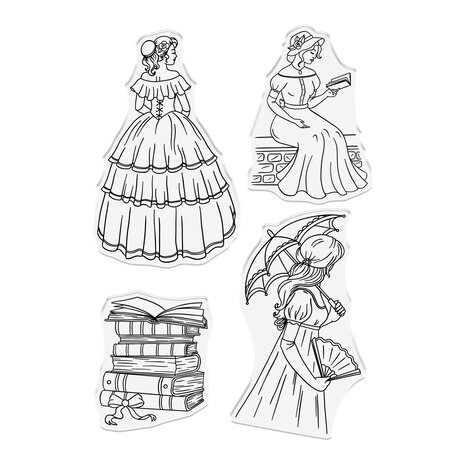Crafter's Companion Age of Elegance Clear Stamps Elegant Ladies (SS-AOE-STP-ELLA) (DISCONTINUED) Crafter's Companion Age of Elegance Clear Stamps Elegant Ladies (SS-AOE-STP-ELLA) (DISCONTINUED)