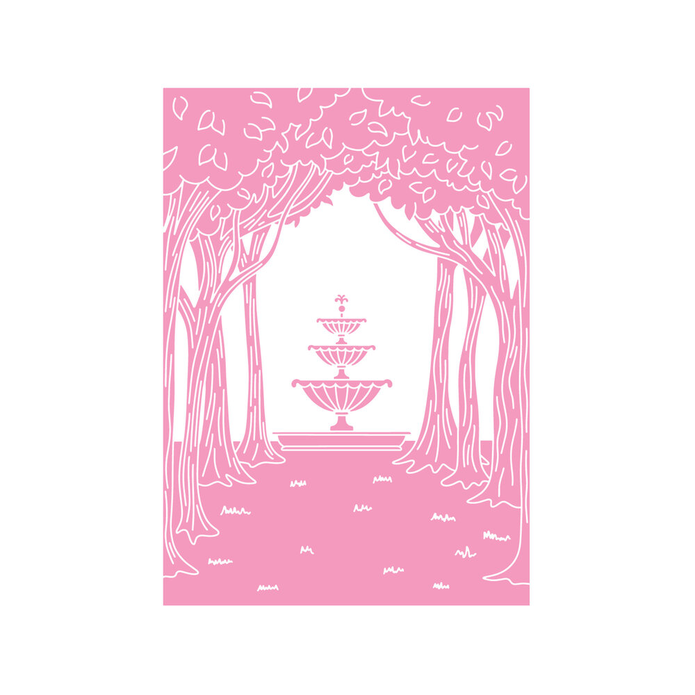 Crafter's Companion Age of Elegance 2D Embossing Folders Secret Garden (SS-AOE-EF5-SEGA) (DISCONTINUED)