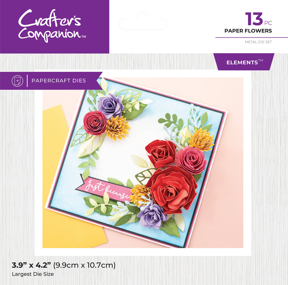 Crafter's Companion Paper Flower Dies Paper Flowers (CC-MD-PAFL) (DISCONTINUED) Crafter's Companion Paper Flower Dies Paper Flowers (CC-MD-PAFL) (DISCONTINUED)