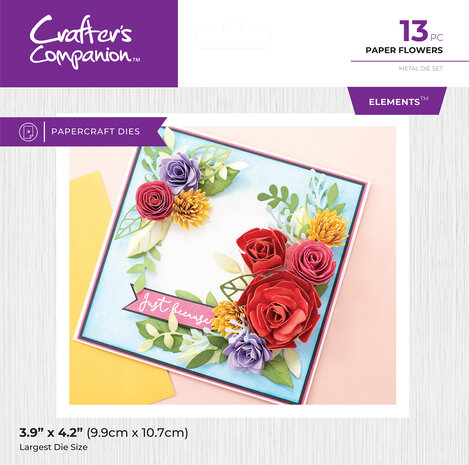 Crafter's Companion Paper Flower Dies Paper Flowers (CC-MD-PAFL) (DISCONTINUED) Crafter's Companion Paper Flower Dies Paper Flowers (CC-MD-PAFL) (DISCONTINUED)
