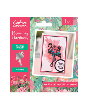 Crafter's Companion Flamazing Flamingos Metal Die Flamingo Silhouette (FLFL-MD-FLSI) (DISCONTINUED)