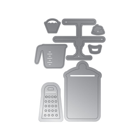 Crafter's Companion Kitchen Mini Collection Metal Die Cake Heaven (CC-KC-MD-CAHE) (DISCONTINUED)