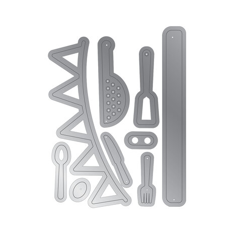 Crafter's Companion Kitchen Mini Collection Metal Die Baking Memories (CC-KC-MD-BAME) (DISCONTINUED)