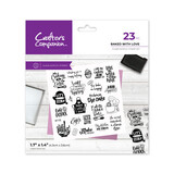 Crafter's Companion Kitchen Mini Collection Clear Stamps Baked with Love (CC-KC-CA-ST-BKWL) (DISCONTINUED)