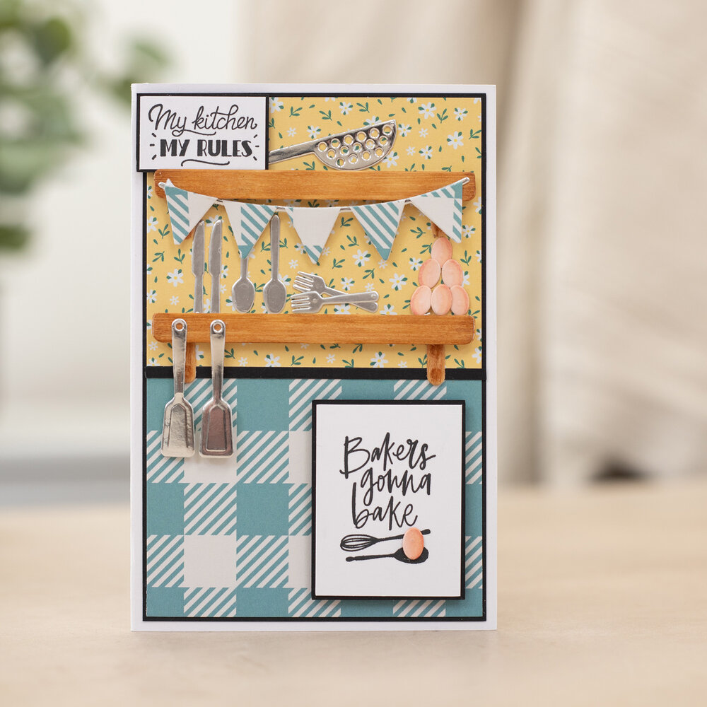 Crafter's Companion Kitchen Mini Collection 6x6 Inch Paper Pad (CC-KC-PAD6) (DISCONTINUED)