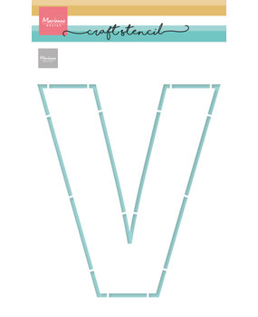 Marianne Design Craft Stencil A5 Letter V (Vaderdag) (PS8161) (DISCONTINUED) Marianne Design Craft Stencil A5 Letter V (Vaderdag) (PS8161) (DISCONTINUED)