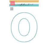 Marianne Design Craft Stencil A5 Letter O (Oma en Opa dag) (PS8162) (DISCONTINUED)