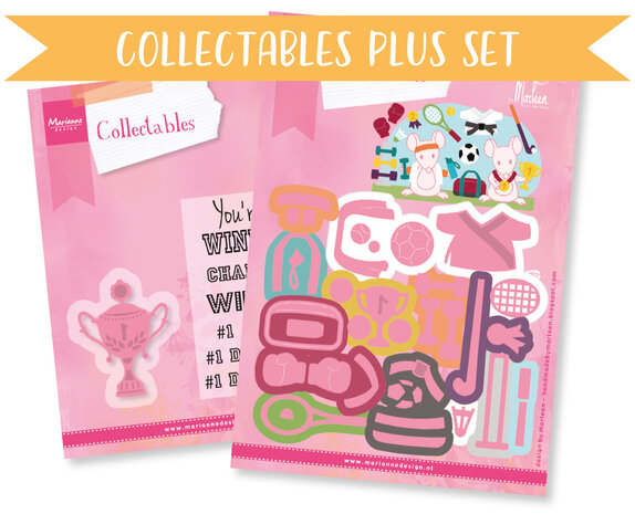 Marianne Design Collectables Plus Set by Marleen Champions (PA4191) (DISCONTINUED) Marianne Design Collectables Plus Set by Marleen Champions (PA4191) (DISCONTINUED)