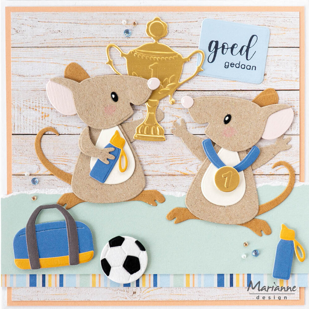 Marianne Design Collectables by Marleen Sport Accessories (COL1548) Marianne Design Collectables by Marleen Sport Accessories (COL1548)