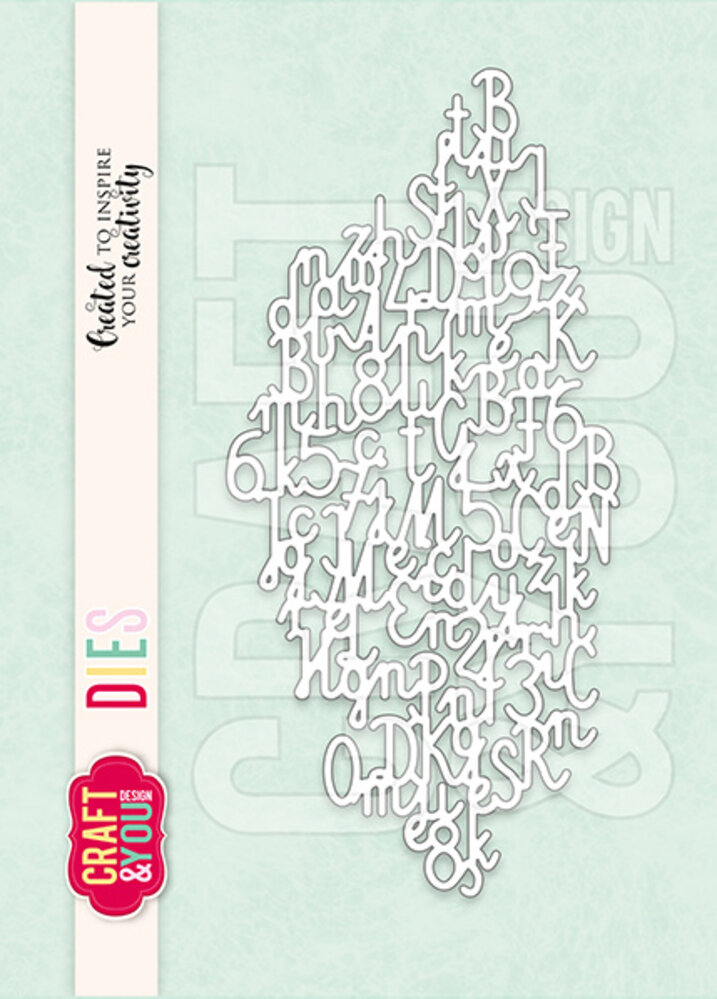 Craft & You Design Letters Backround Dies (CW290)