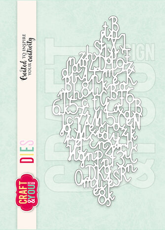 Craft & You Design Letters Backround Dies (CW290)
