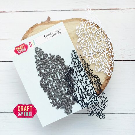 Craft & You Design Letters Backround Dies (CW290)