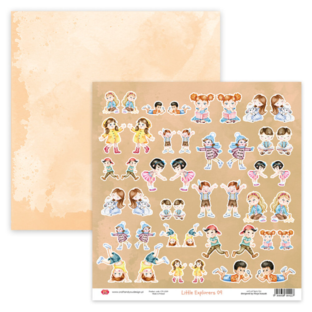 Craft & You Design Little Explorers 12x12 Inch Creative Set 250gsm (4sheets) (CSET-LT30-4) (DISCONTINUED)