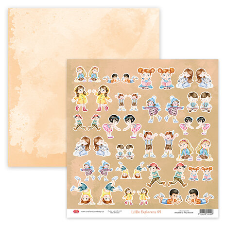 Craft & You Design Little Explorers 12x12 Inch Creative Set 250gsm (4sheets) (CSET-LT30-4) (DISCONTINUED)