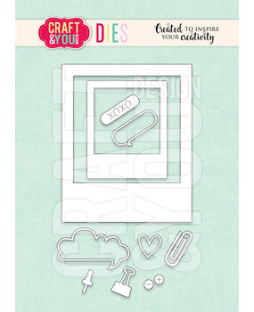 Craft & You Design Polaroid Frame Set Dies (CW291) Craft & You Design Polaroid Frame Set Dies (CW291)