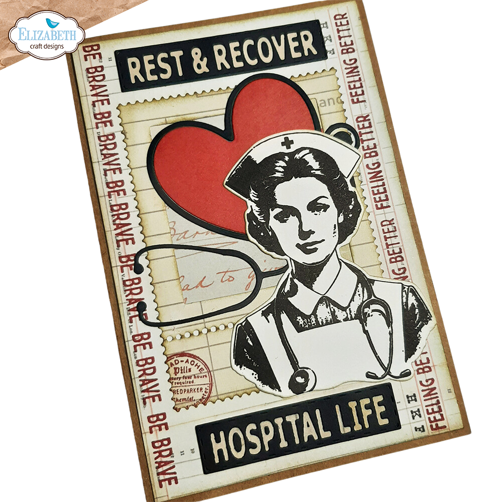 Elizabeth Craft Designs Favorite Humans Stamp & Dies Florence (CSD354)