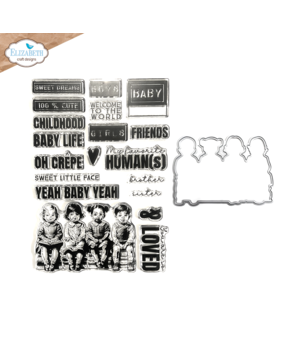 Elizabeth Craft Designs Favorite Humans Stamp & Dies Favorite Humans (CSD355)