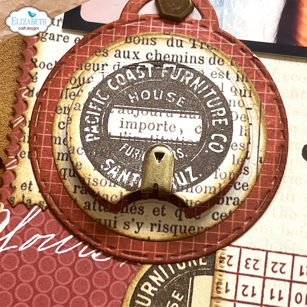 Elizabeth Craft Designs Favorite Humans Dies Postage Stamps Pocket Page Fillers 2 - Full Size (2146)