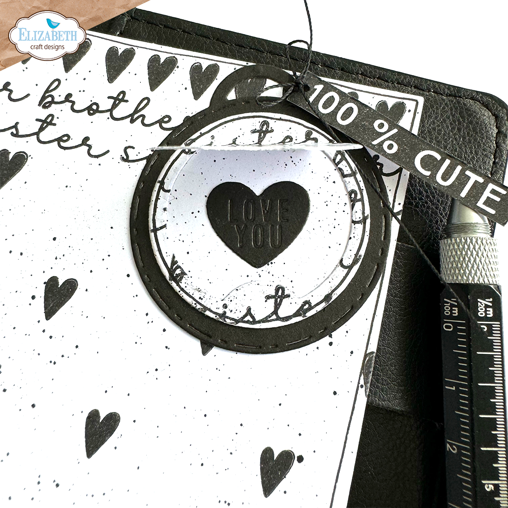 Elizabeth Craft Designs Favorite Humans Dies Postage Stamps Pocket Page Fillers 2 - Full Size (2146)