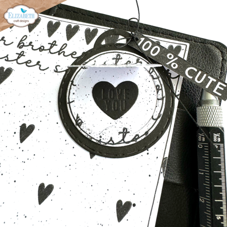 Elizabeth Craft Designs Favorite Humans Dies Postage Stamps Pocket Page Fillers 2 - Full Size (2146)