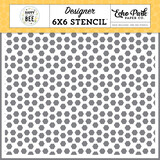 Echo Park Hello Honeycomb Stencil (HCB376035) (DISCONTINUED)