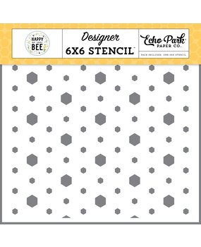 Echo Park Humble Hexagon Stencil (HCB376034) (DISCONTINUED)