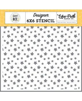 Echo Park Flowers Please Stencil (HCB376033) (DISCONTINUED)