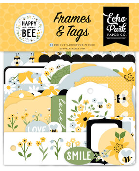 Echo Park Happy As Can Bee Frames & Tags (HCB376025) (DISCONTINUED)