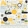 Echo Park Happy As Can Bee 12x12 Inch Element Sticker (HCB376014) (DISCONTINUED)