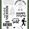 Echo Park Happy Campers Clear Stamps (ITW375044) (DISCONTINUED) Echo Park Happy Campers Clear Stamps (ITW375044) (DISCONTINUED)