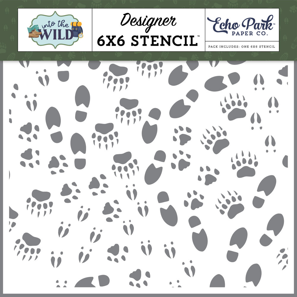 Echo Park Trail Tracks Stencil (ITW375035) (DISCONTINUED) Echo Park Trail Tracks Stencil (ITW375035) (DISCONTINUED)
