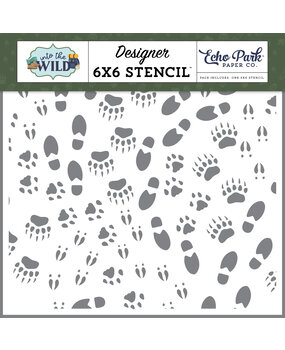 Echo Park Trail Tracks Stencil (ITW375035) (DISCONTINUED)