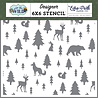 Echo Park Camping Creatures Stencil (ITW375033) (DISCONTINUED) Echo Park Camping Creatures Stencil (ITW375033) (DISCONTINUED)