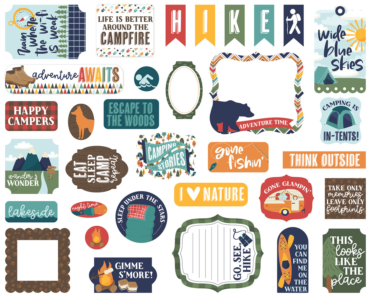 Echo Park Into The Wild Ephemera (ITW375024) (OUTLET) Echo Park Into The Wild Ephemera (ITW375024) (OUTLET)