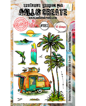 Aall and Create Stamp Set A6 Caravan Palmeraie (AALL-TP-1183)