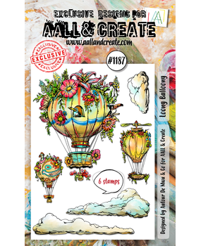 Aall and Create Stamp Set A6 Loony Balloony (AALL-TP-1187)