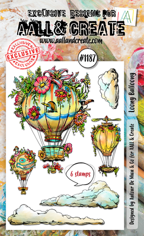 Aall and Create Stamp Set A6 Loony Balloony (AALL-TP-1187) Aall and Create Stamp Set A6 Loony Balloony (AALL-TP-1187)