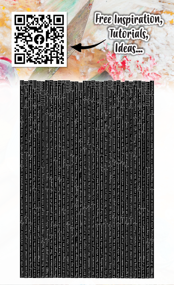 Aall and Create Ephemera Die-Cuts A6 Entertaining Gems (AALL-EP-051)