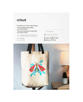 Cricut Printable Iron-On for Light Fabrics A4 (5pcs) (2010393)