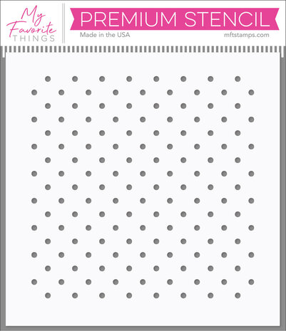 My Favorite Things Dots on Dots Stencil (ST-211) (DISCONTINUED) My Favorite Things Dots on Dots Stencil (ST-211) (DISCONTINUED)