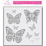 My Favorite Things Flutterbys Stencil (ST-210) (OUTLET)