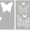 My Favorite Things Flutterbys Stencil (ST-210) (OUTLET)