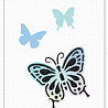 My Favorite Things Flutterbys Stencil (ST-210) (OUTLET)