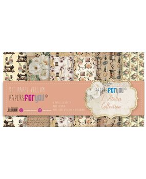 Papers For You L'Atelier Vellum Paper Pack (6pcs) (PFY-12993) (DISCONTINUED)