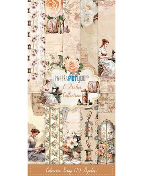 Papers For You L'Atelier Slim Scrap Paper Pack (10pcs) (PFY-12981) (DISCONTINUED)