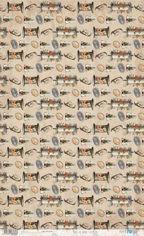 Papers For You L'Atelier Rice Paper Kit VI (4 pcs) (PFY-13737) (DISCONTINUED)